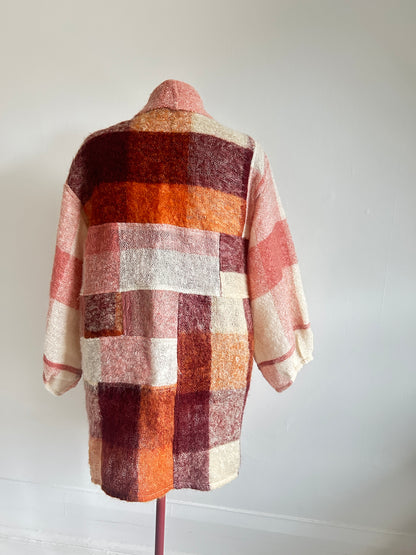 Vivianne Jacket with Upcycled Vintage Mohair Wool Size 2X/3X #CVJM23X35