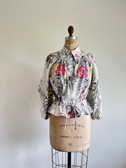 Jorgen Blouse - One of a Kind Upcycled Buttondown Size S/M #JORSM4