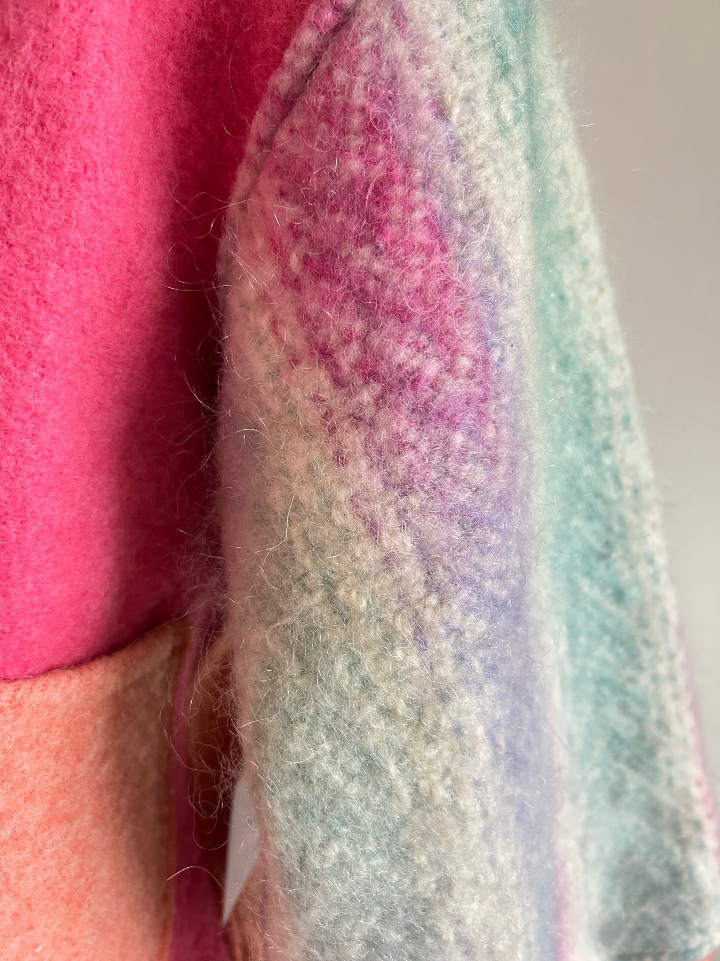 Vivianne Cropped Jacket with Upcycled Vintage Wool Size S/M #CVCWSM58