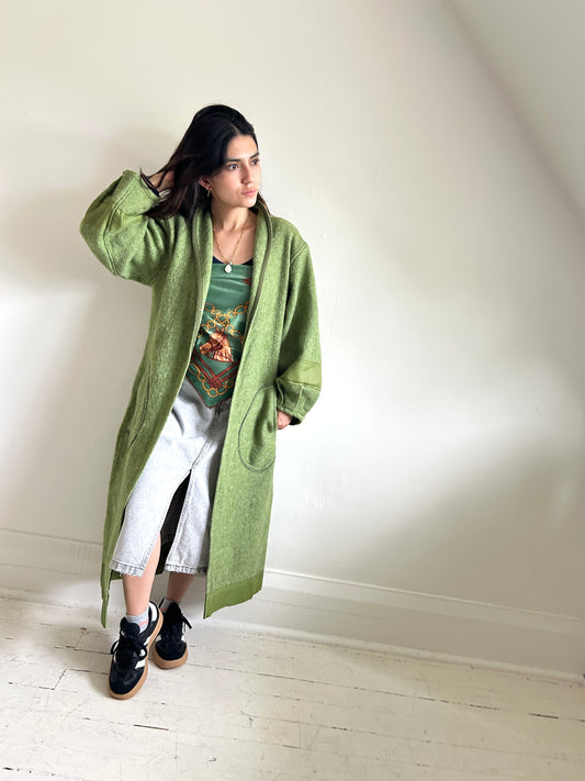 Vivianne Duster with Upcycled Vintage Wool Size S/M #VIVW7