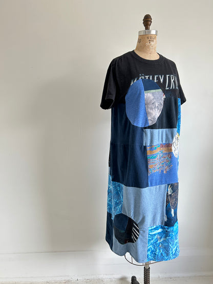 Vintage & Upcycled Tshirt Dress Size S/M #TDRESS9