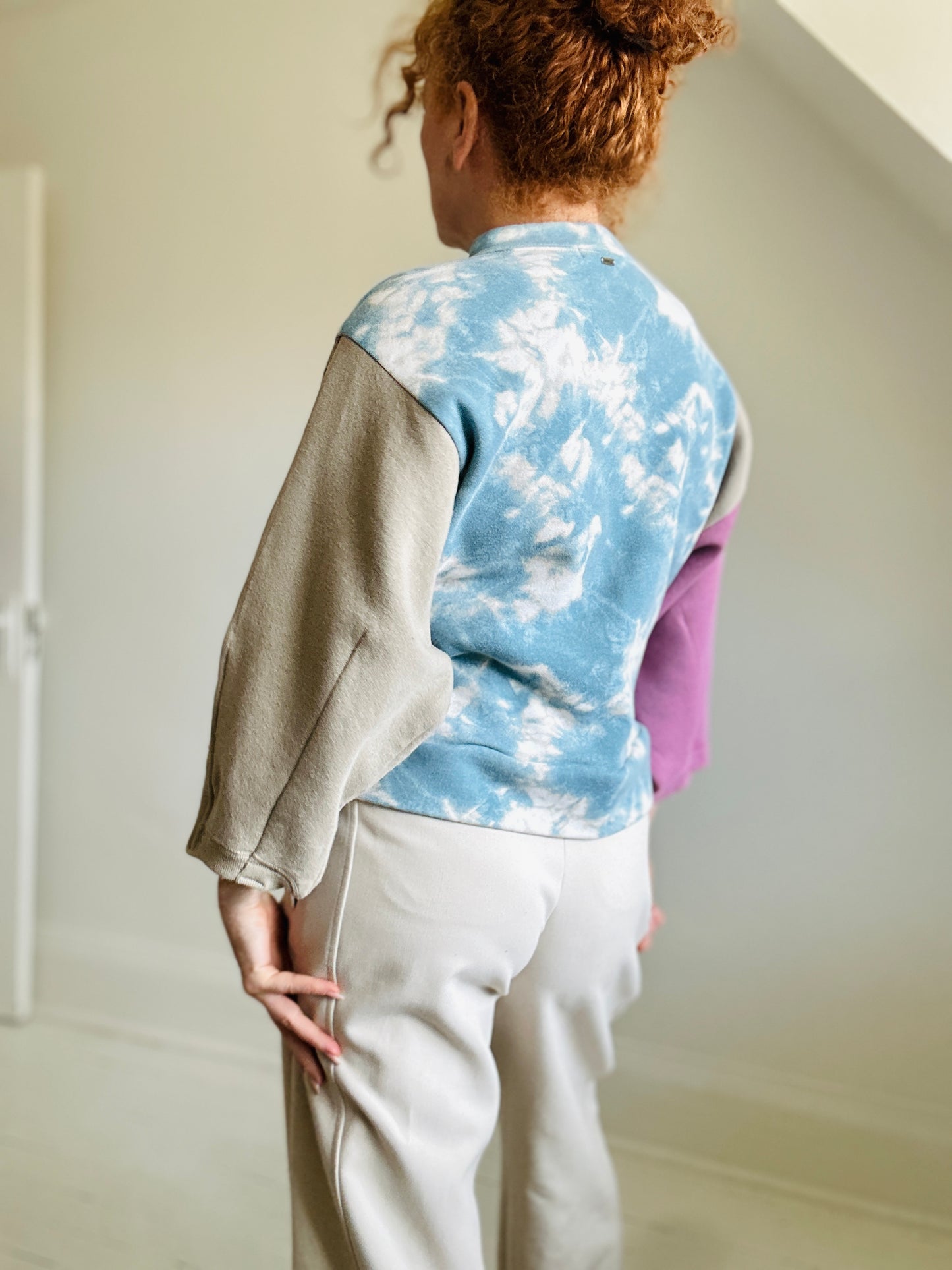 Upcycled Vintage Reworked Sweatshirt M/L #SWML1