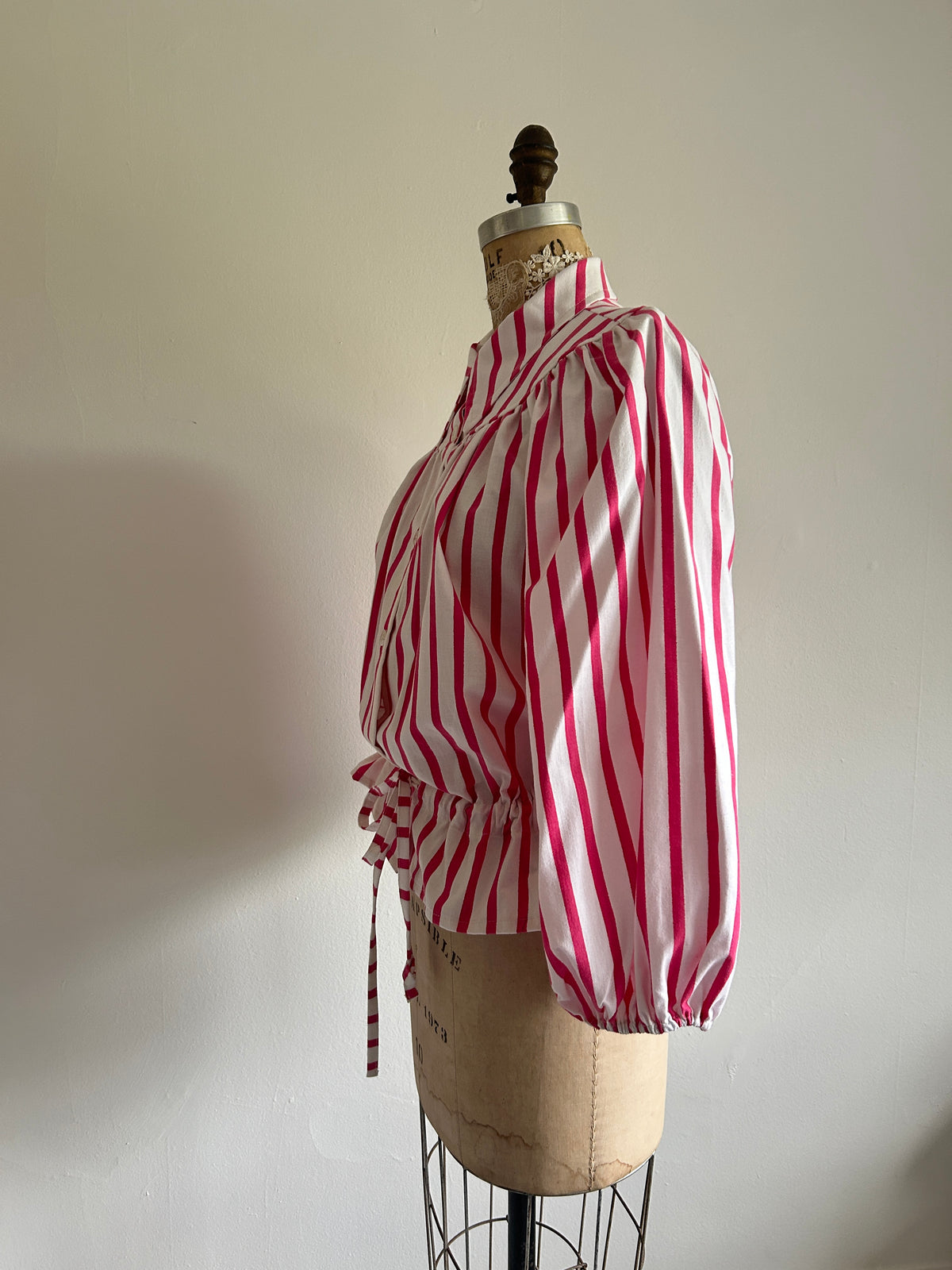 Jorgen Blouse - One of a Kind Upcycled Buttondown Size L/XL #JORLXL19