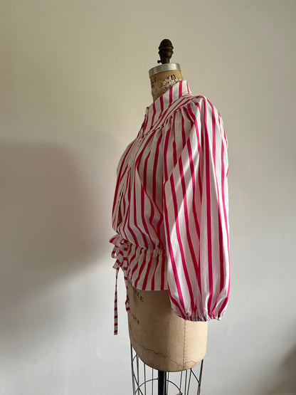 Jorgen Blouse - One of a Kind Upcycled Buttondown Size L/XL #JORLXL19