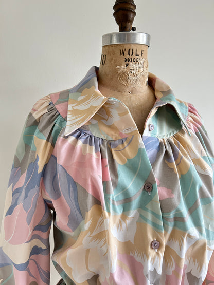 Jorgen Blouse - One of a Kind Upcycled Buttondown Size L/XL #JOR4