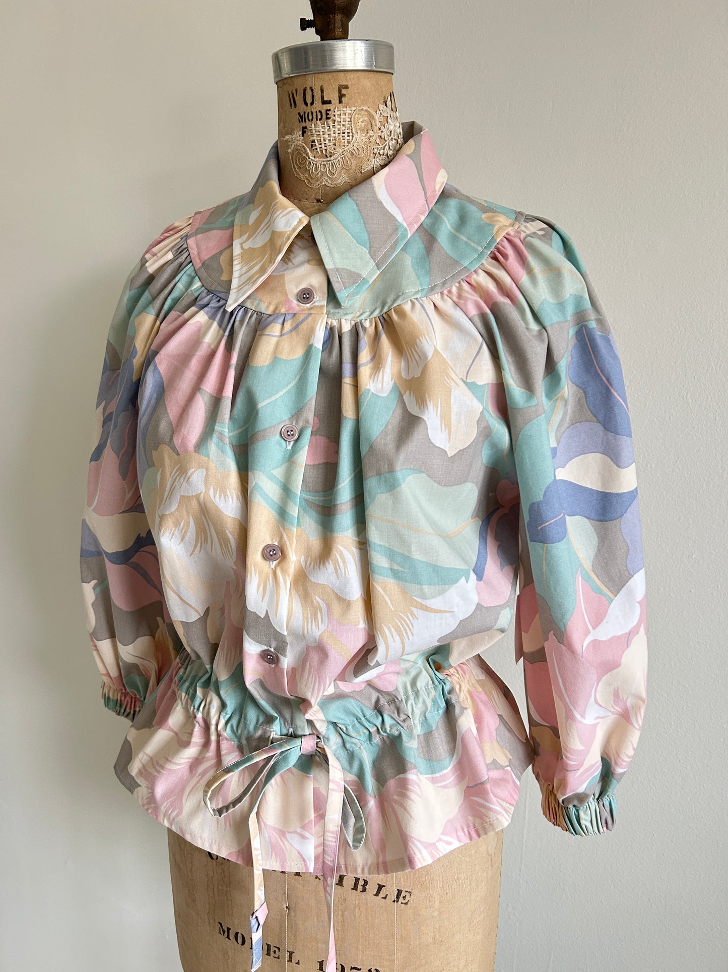 Jorgen Blouse - One of a Kind Upcycled Buttondown Size L/XL #JOR4