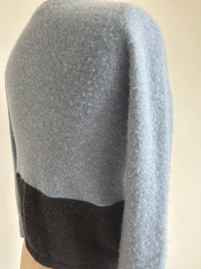 Abstract Art Patched Upcycled Cashmere Size XS/S #CASXSS12