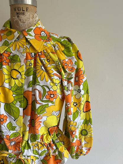 Jorgen Blouse - One of a Kind Upcycled Buttondown Size S/M #JORSM9