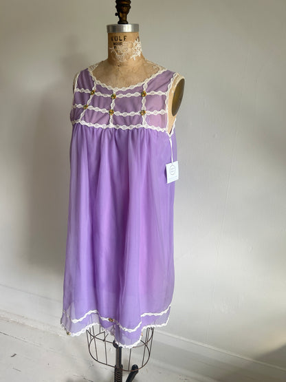 Vintage Baby Doll in Amethyst Size M/L #VIN4