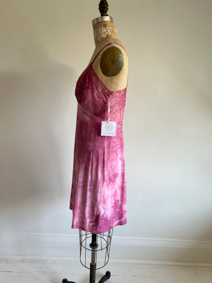 Hand Dyed Vintage Slip Dress Size S #VIN18