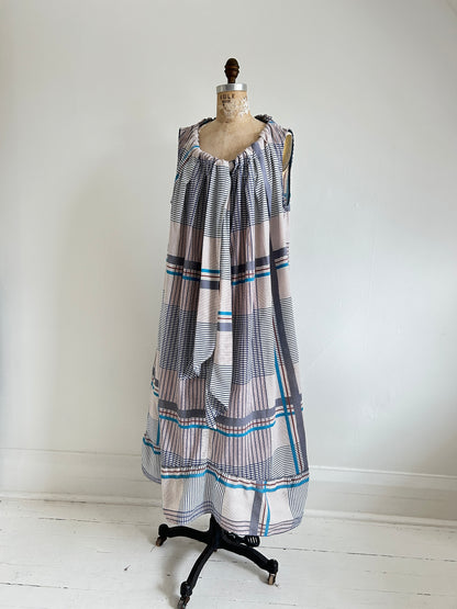 Marlowe Maxi Dress with Upcycled Cotton Blend O/S # MAR3