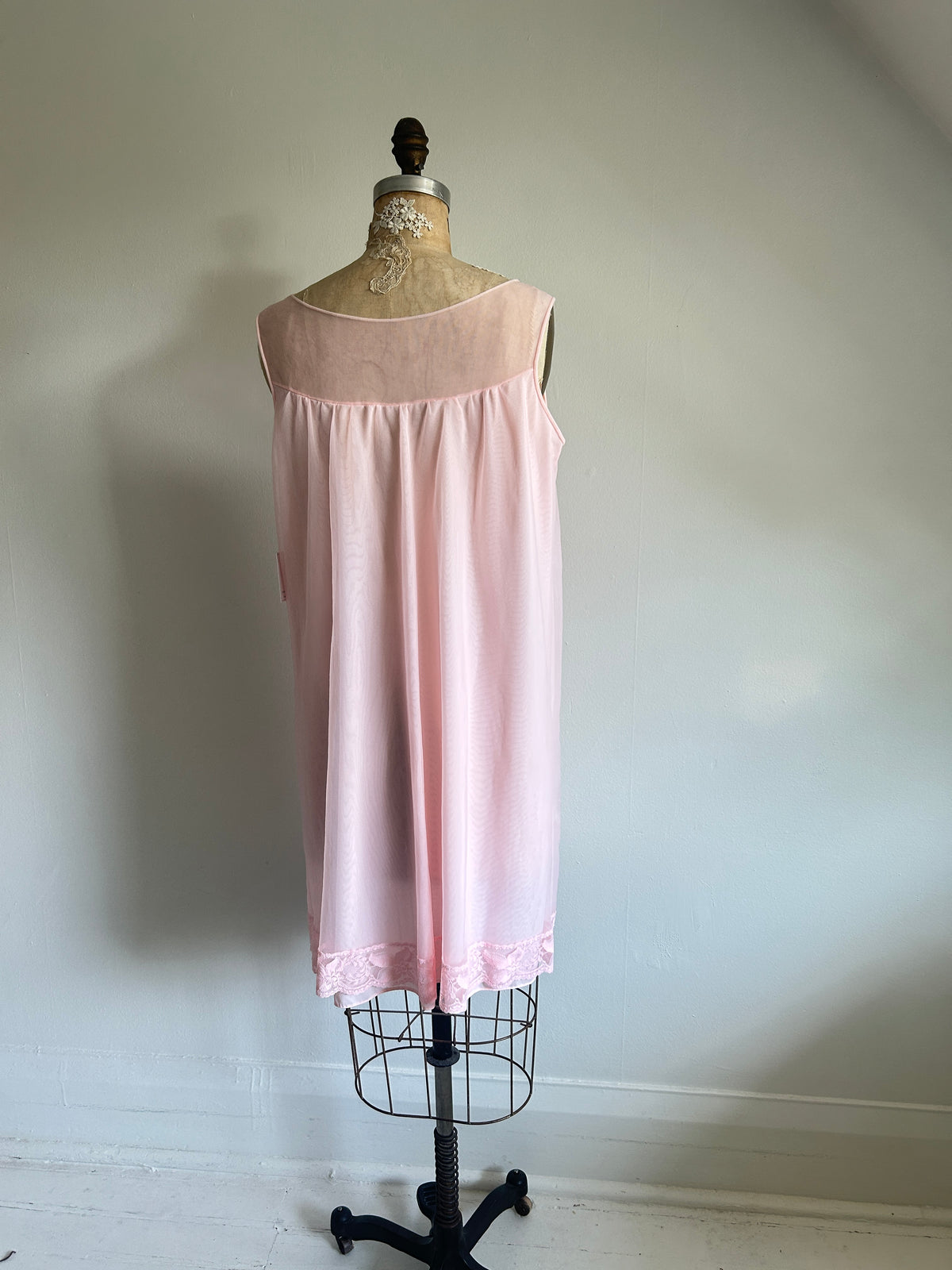 Vintage Baby Doll in Powder Pink Size L #VIN