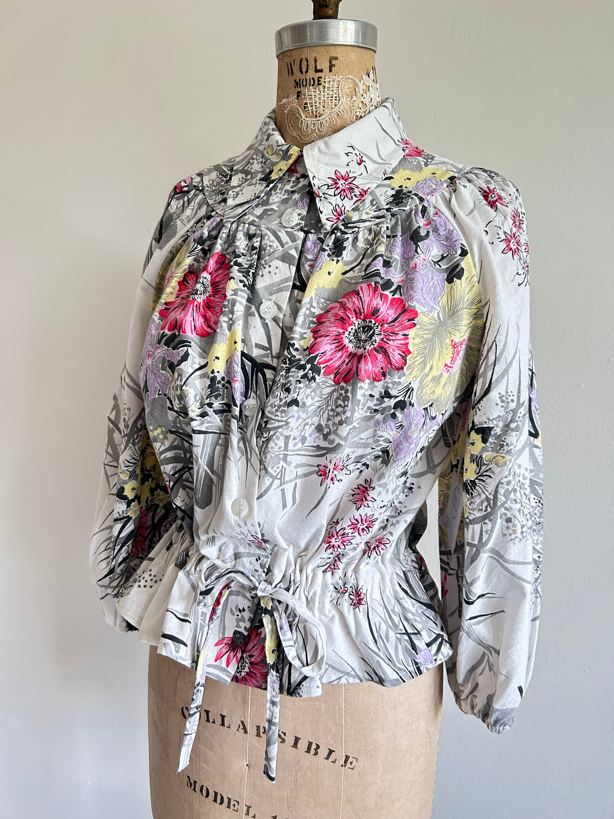 Jorgen Blouse - One of a Kind Upcycled Buttondown Size S/M #JORSM4