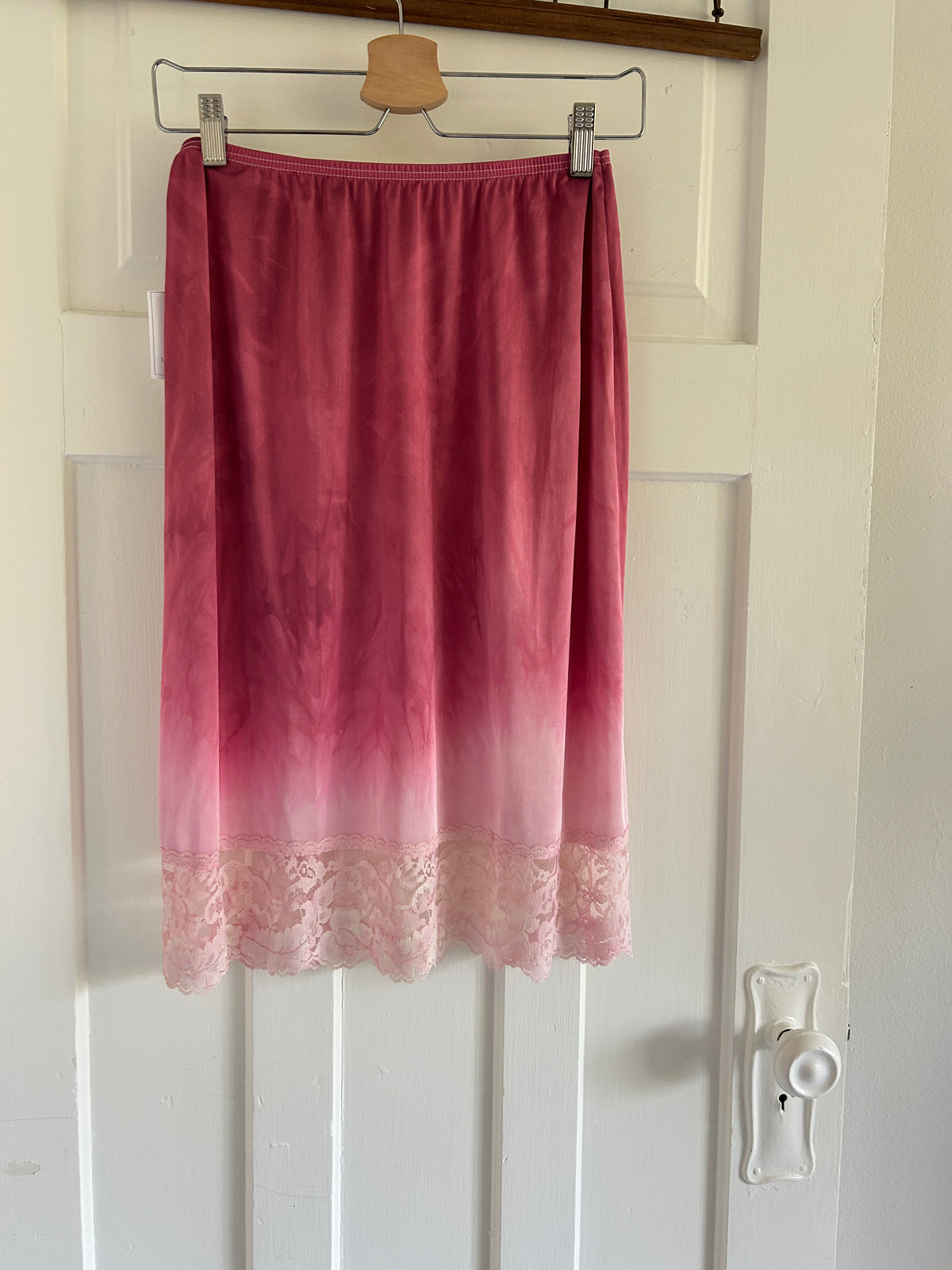 Hand Dyed Vintage Slip Skirt Size XS/S #VIN20