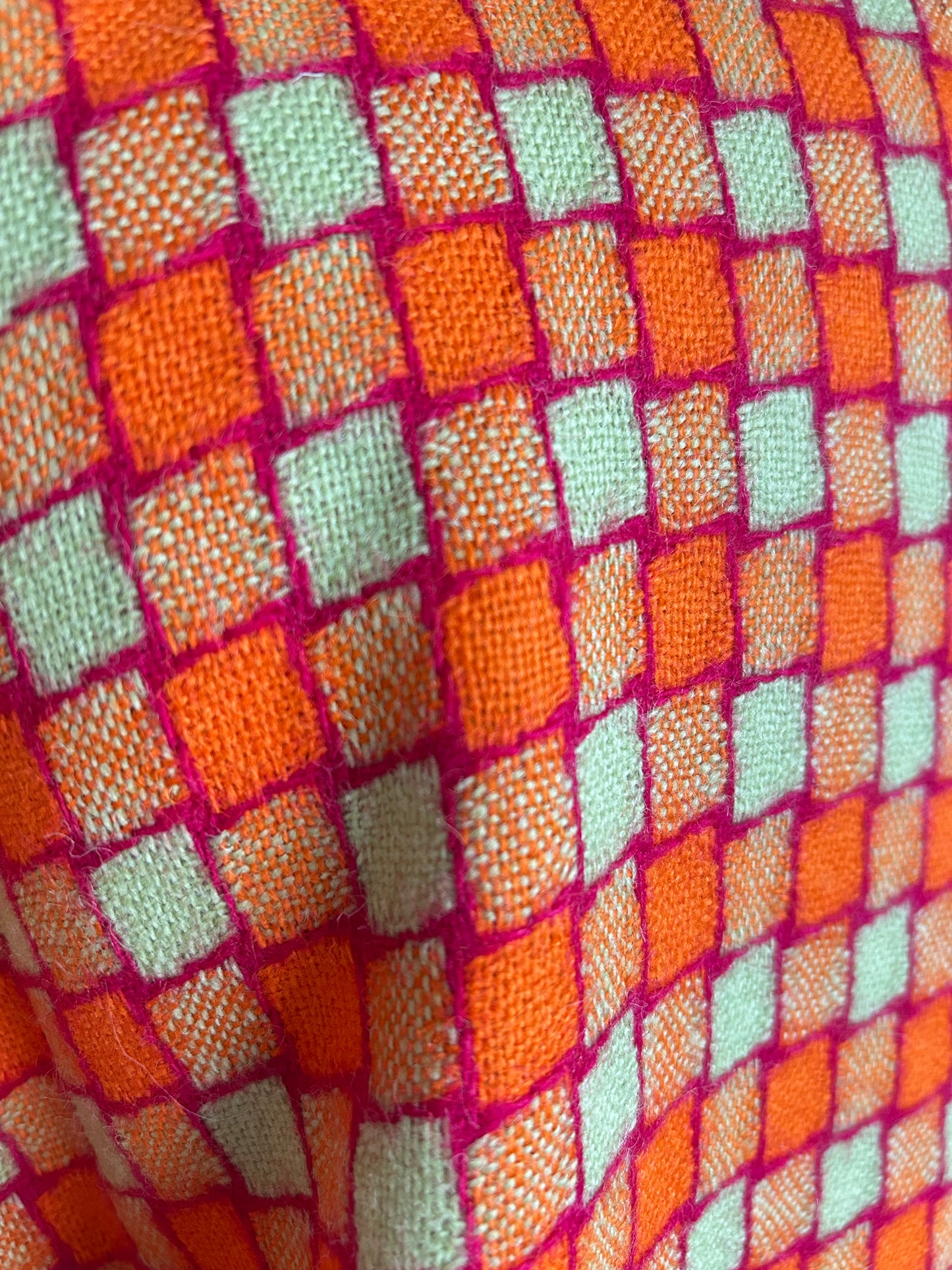 Vivianne Duster Jacket with Upcycled Vintage Deadstock Lightweight Wool Size M/L #CVDWML57