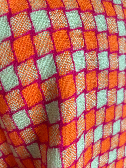 Vivianne Duster Jacket with Upcycled Vintage Deadstock Lightweight Wool Size M/L #CVDWML57