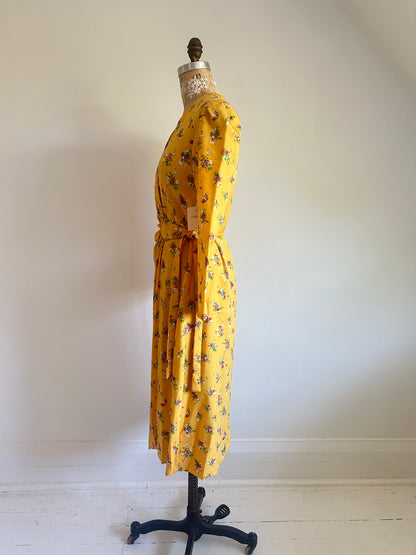 Vintage 80s Wrap Dress Size XS/S #VIN23