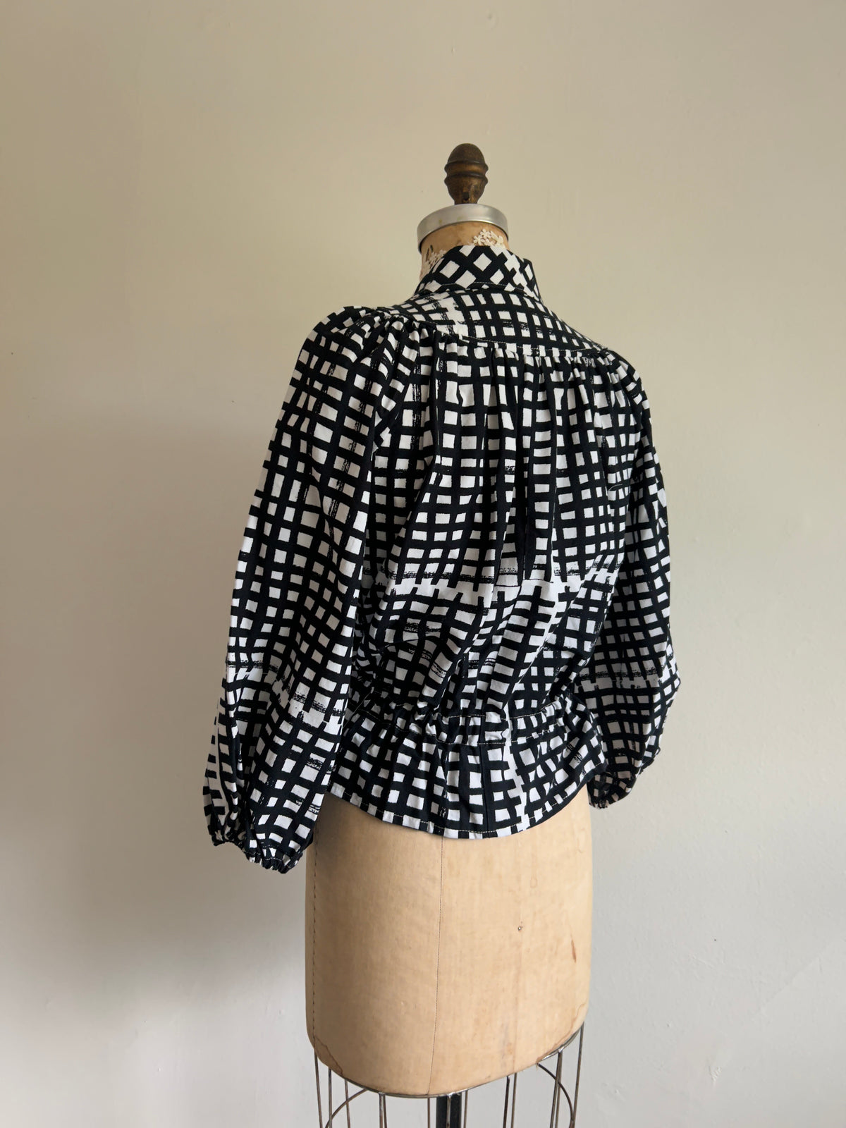 Jorgen Blouse - One of a Kind Upcycled Buttondown Size S/M & 2X/3X #JOR11