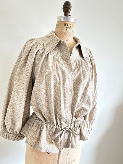 Jorgen Blouse - One of a Kind Upcycled Buttondown Size L/XL #JOR5
