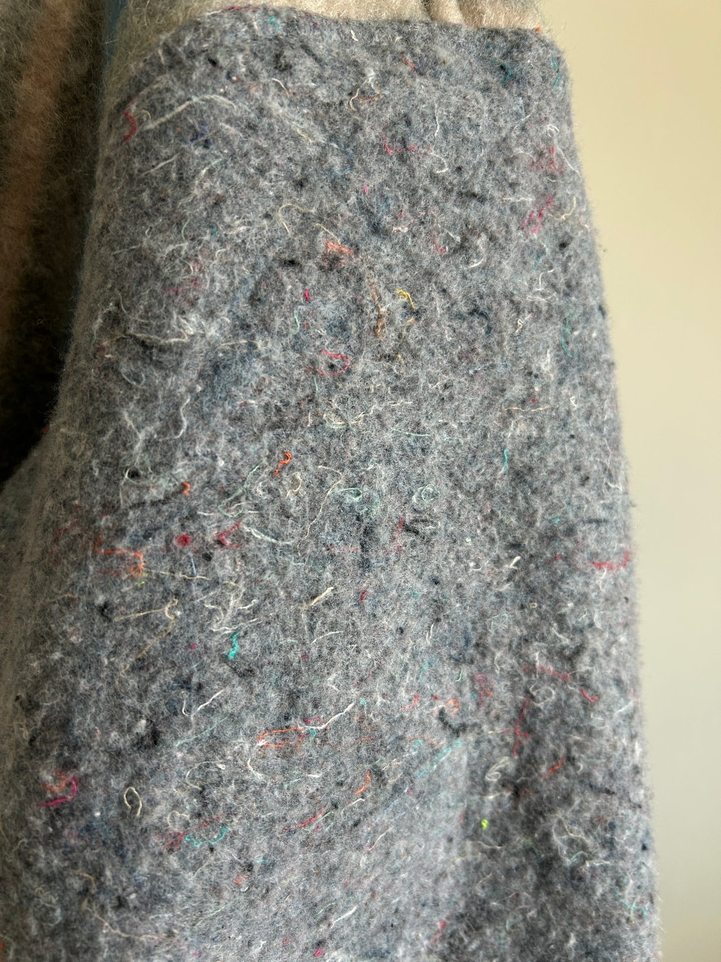 Vivianne Duster with Upcycled Vintage Wool & Textiles Blanket Size 3X #CVDW23X54