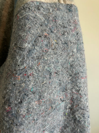 Vivianne Duster with Upcycled Vintage Wool & Textiles Blanket Size 3X #CVDW23X54