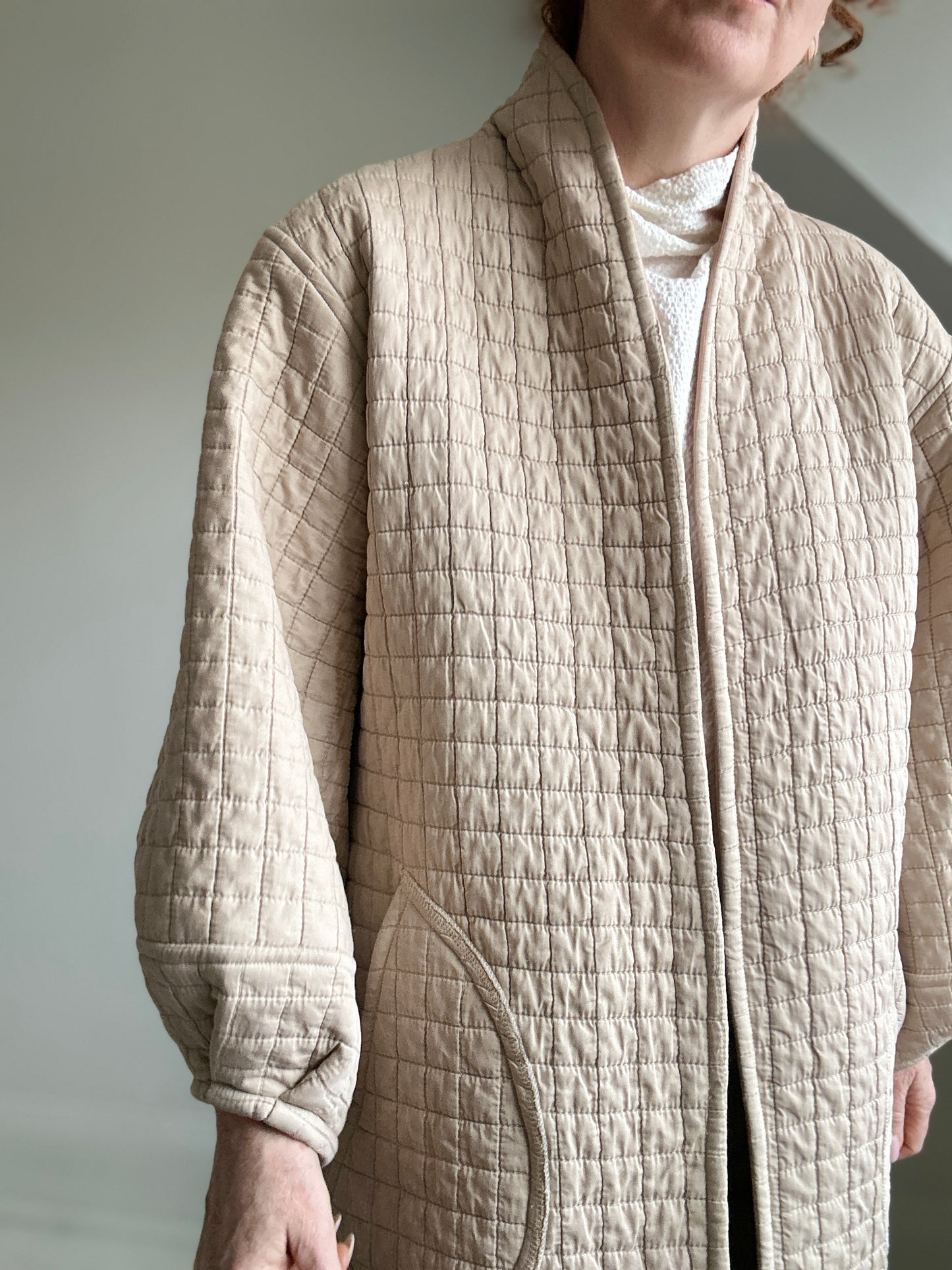 Vivianne Jacket Upcycled Quilt Size M/L #CVJQML108