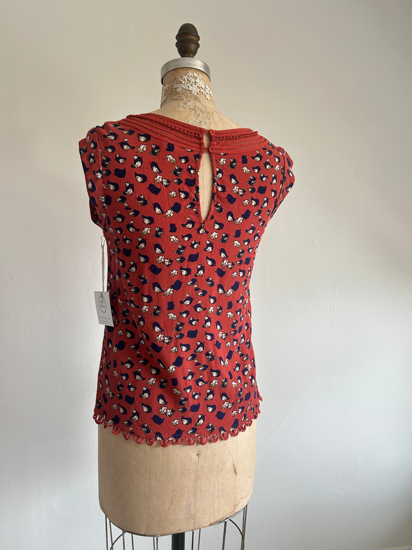 Preloved Anthropologie Blouse Size XS/S #VIN12