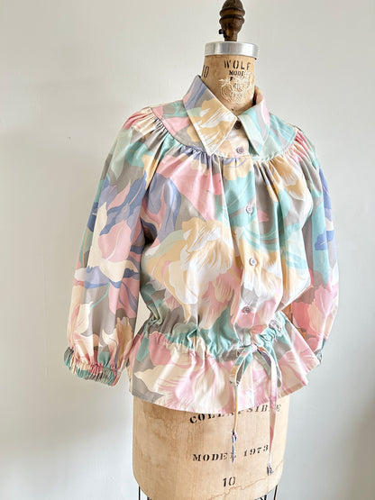 Jorgen Blouse - One of a Kind Upcycled Buttondown Size L/XL #JOR4