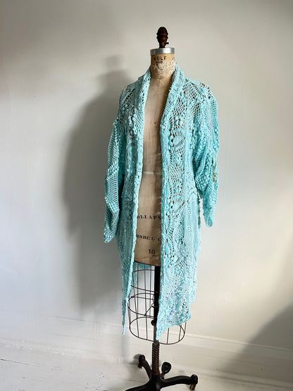 Vivianne Jacket Vintage Crochet Size XL/2X #VIVCR10