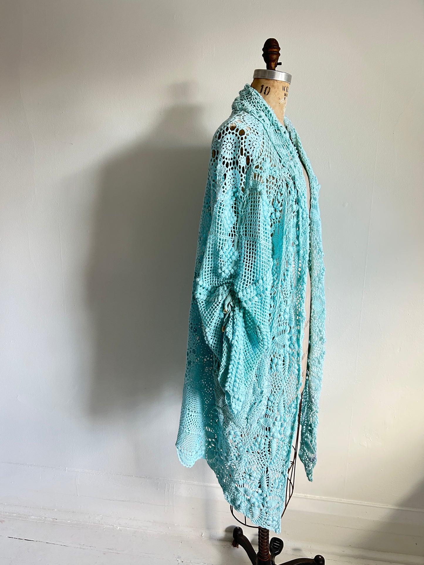 Vivianne Jacket Vintage Crochet Size XL/2X #VIVCR10