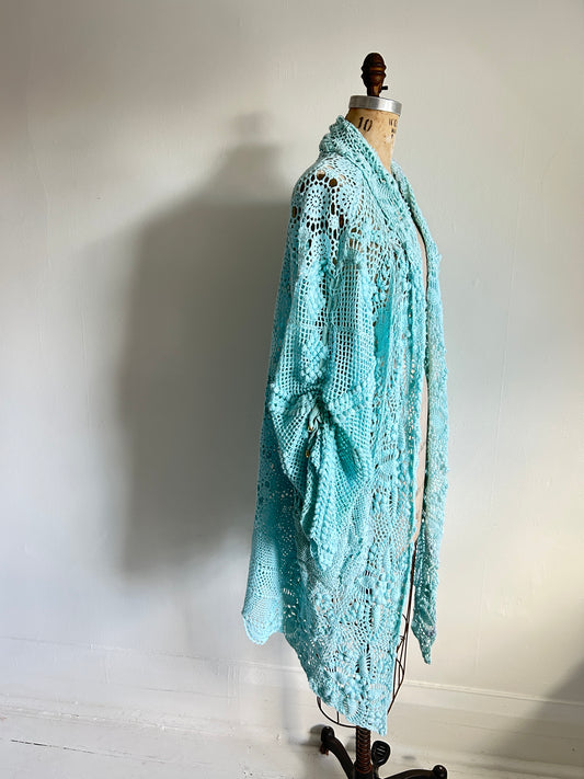 Vivianne Jacket Vintage Crochet Size XL/2X #VIVCR10