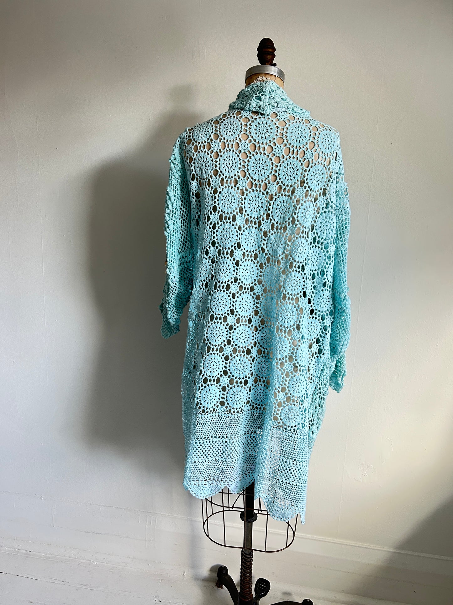 Vivianne Jacket Vintage Crochet Size XL/2X #VIVCR10