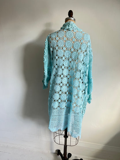 Vivianne Jacket Vintage Crochet Size XL/2X #VIVCR10