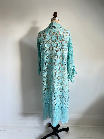 Vivianne Jacket Vintage Crochet Size M/L #VIVCR7