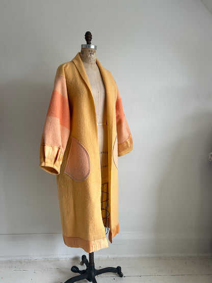Vivianne Duster with Upcycled Vintage Wool Size S/M #VIVW13