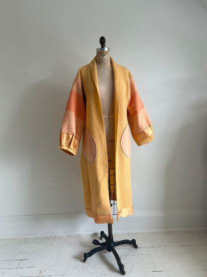 Vivianne Duster with Upcycled Vintage Wool Size S/M #VIVW13