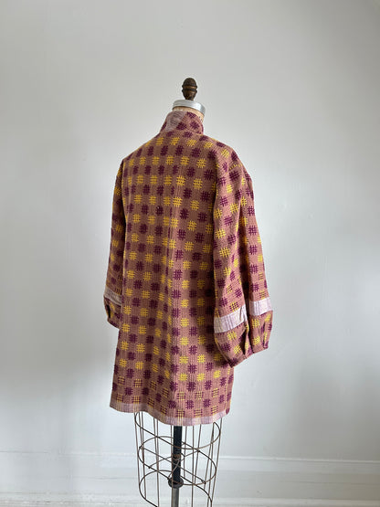 Vivianne Jacket with Upcycled Embroidered Cotton Size S/M #CVJCSM3