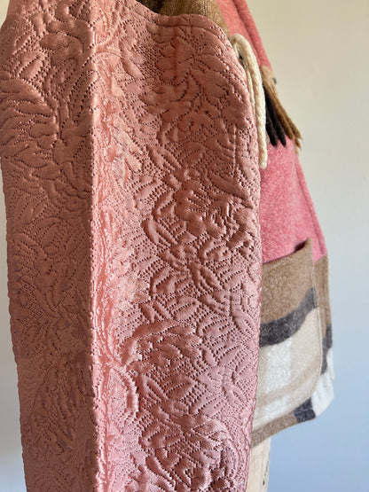 Vivianne Cropped Jacket with Upcycled Vintage Wool Size S/M #CVCWSM22