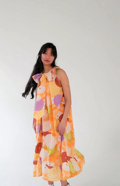 Marlowe Maxi Dress with Upcycled Cotton O/S # MAR2