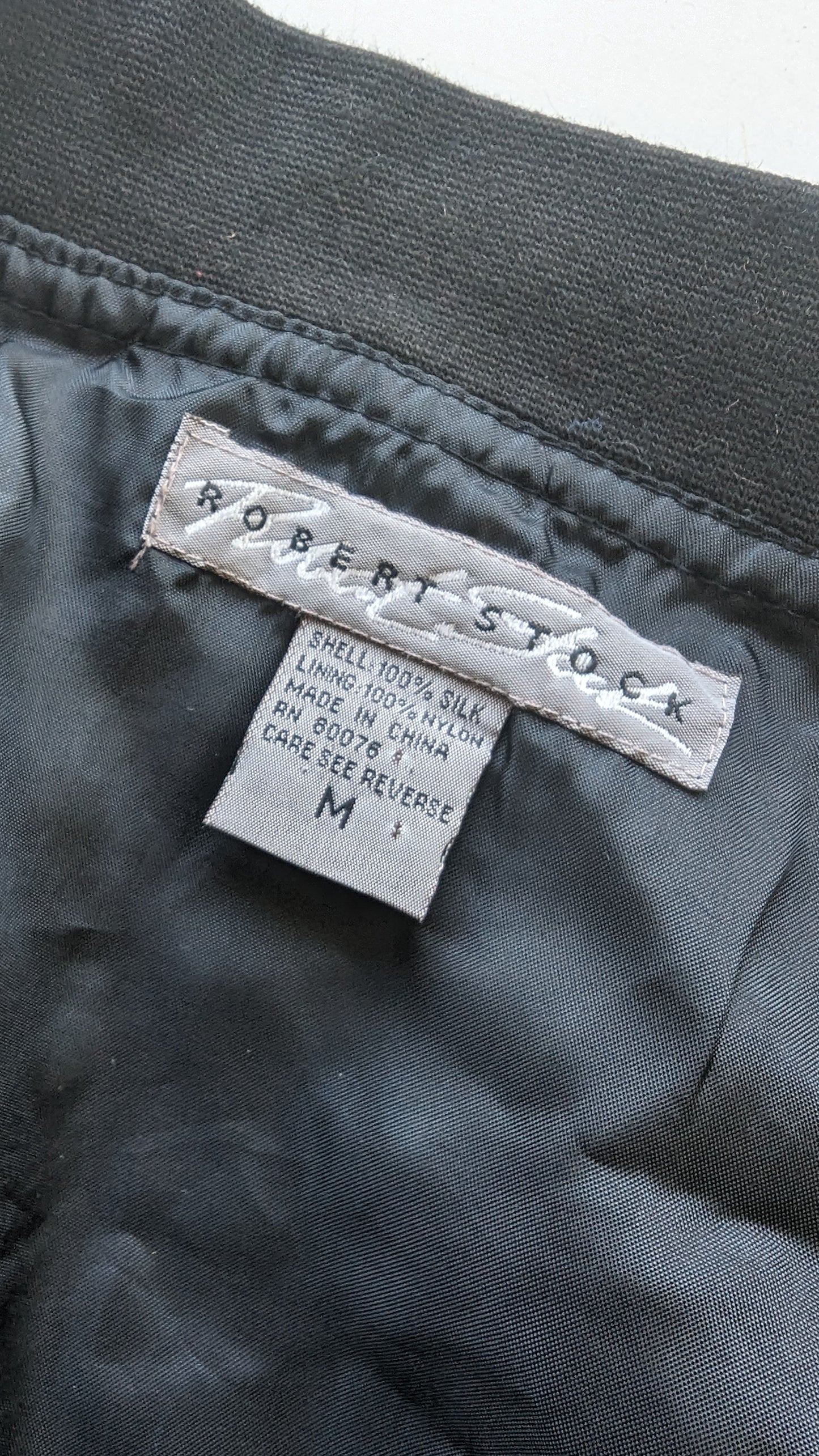 Preloved Silk Bomber Jacket Size M #BOM4