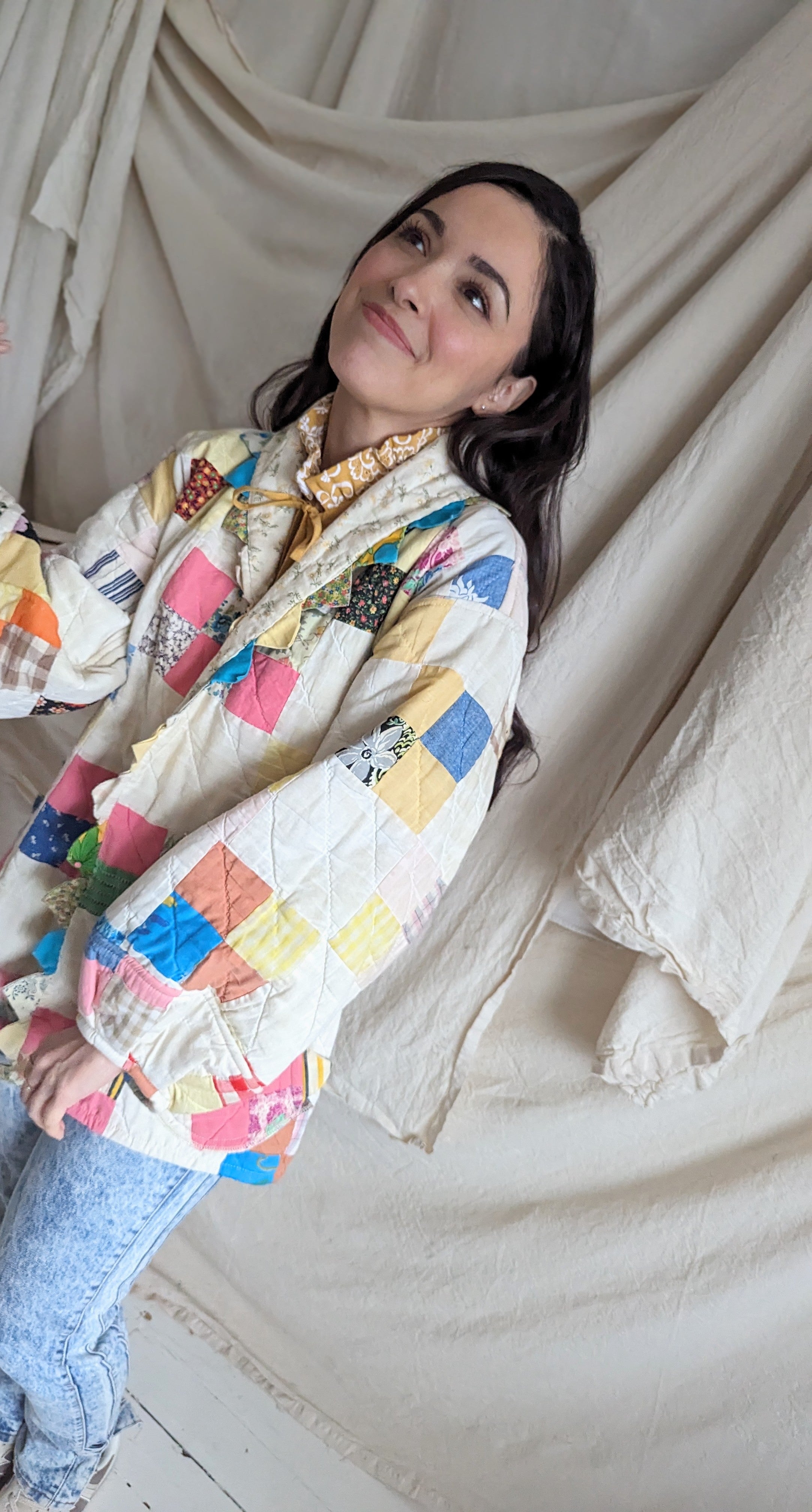 Patchwork hot sale quilt jacket