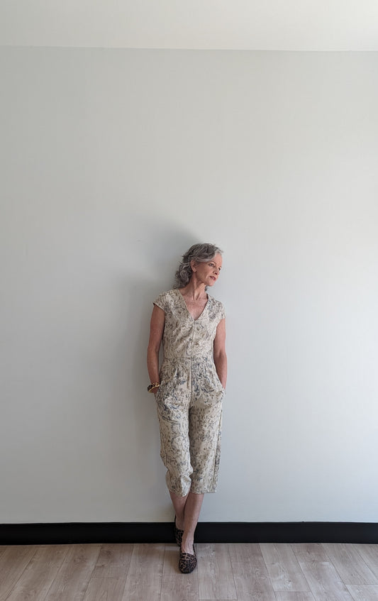 Francis Jumpsuit ~ Upcycled Cotton Size XS, L, XL #FRAN9