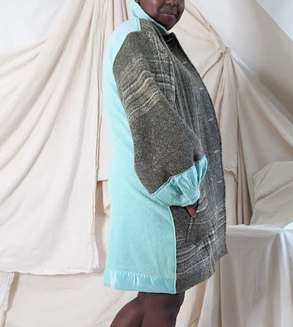 Inga Jacket with Vintage Wool M/L #INGA5
