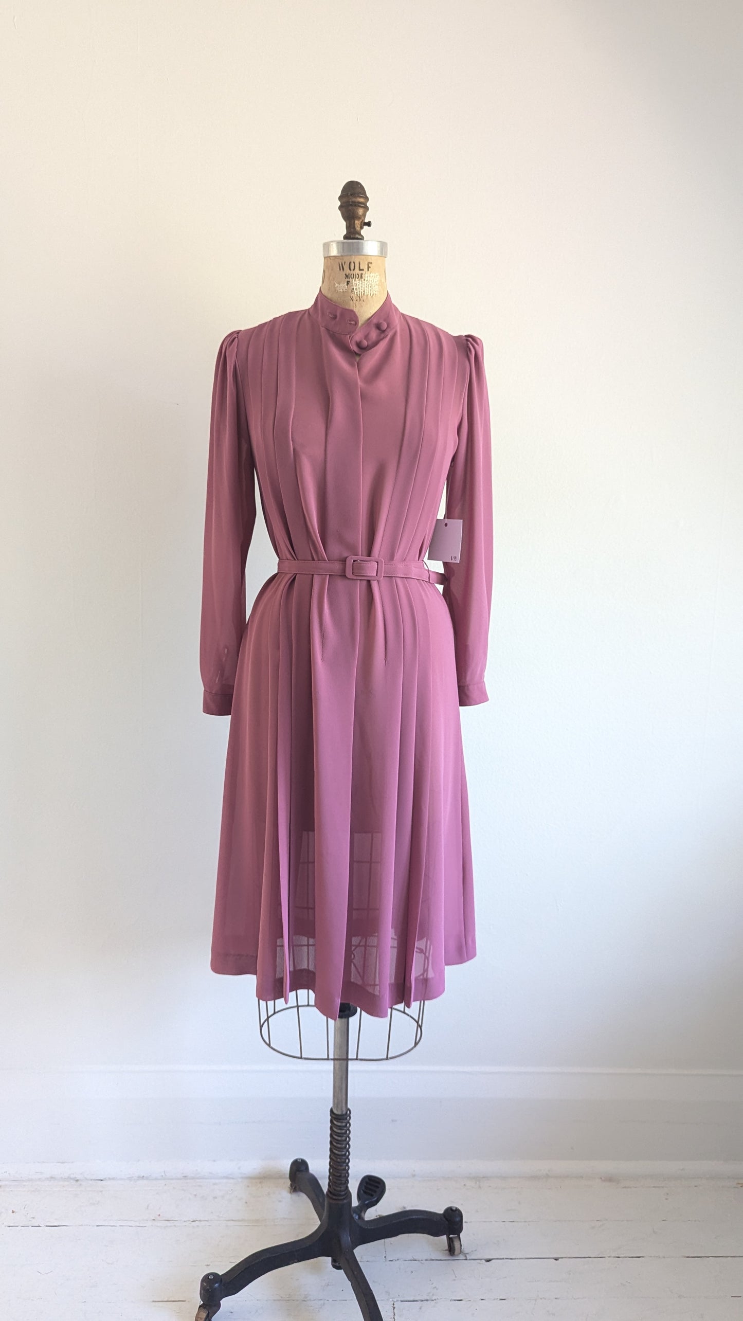 Vintage Sheer 1980s Dress Size S #VIN17