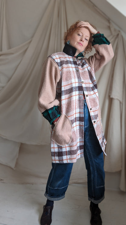 Inga Jacket with Vintage Wool M/L #INGA7