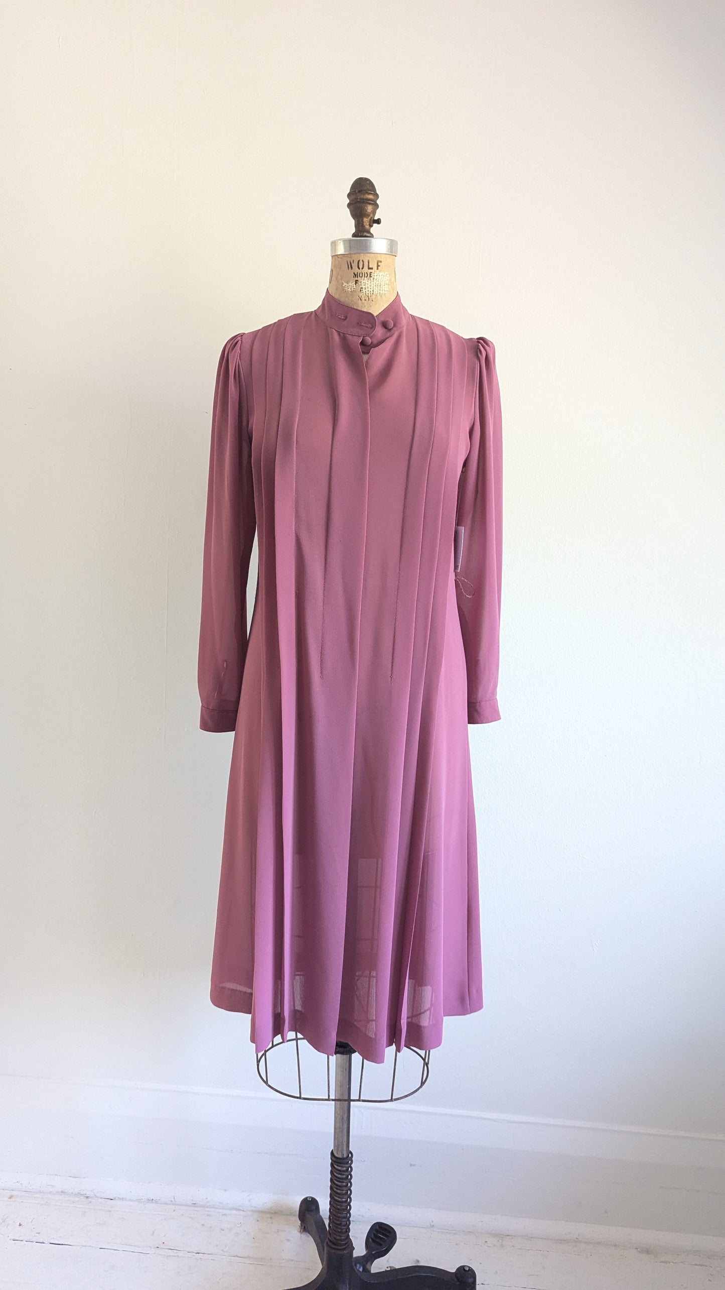 Vintage Sheer 1980s Dress Size S #VIN17