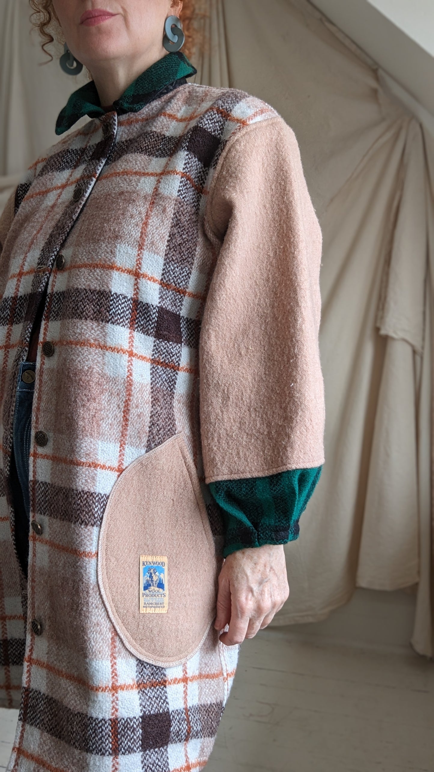 Inga Jacket with Vintage Wool M/L #INGA7