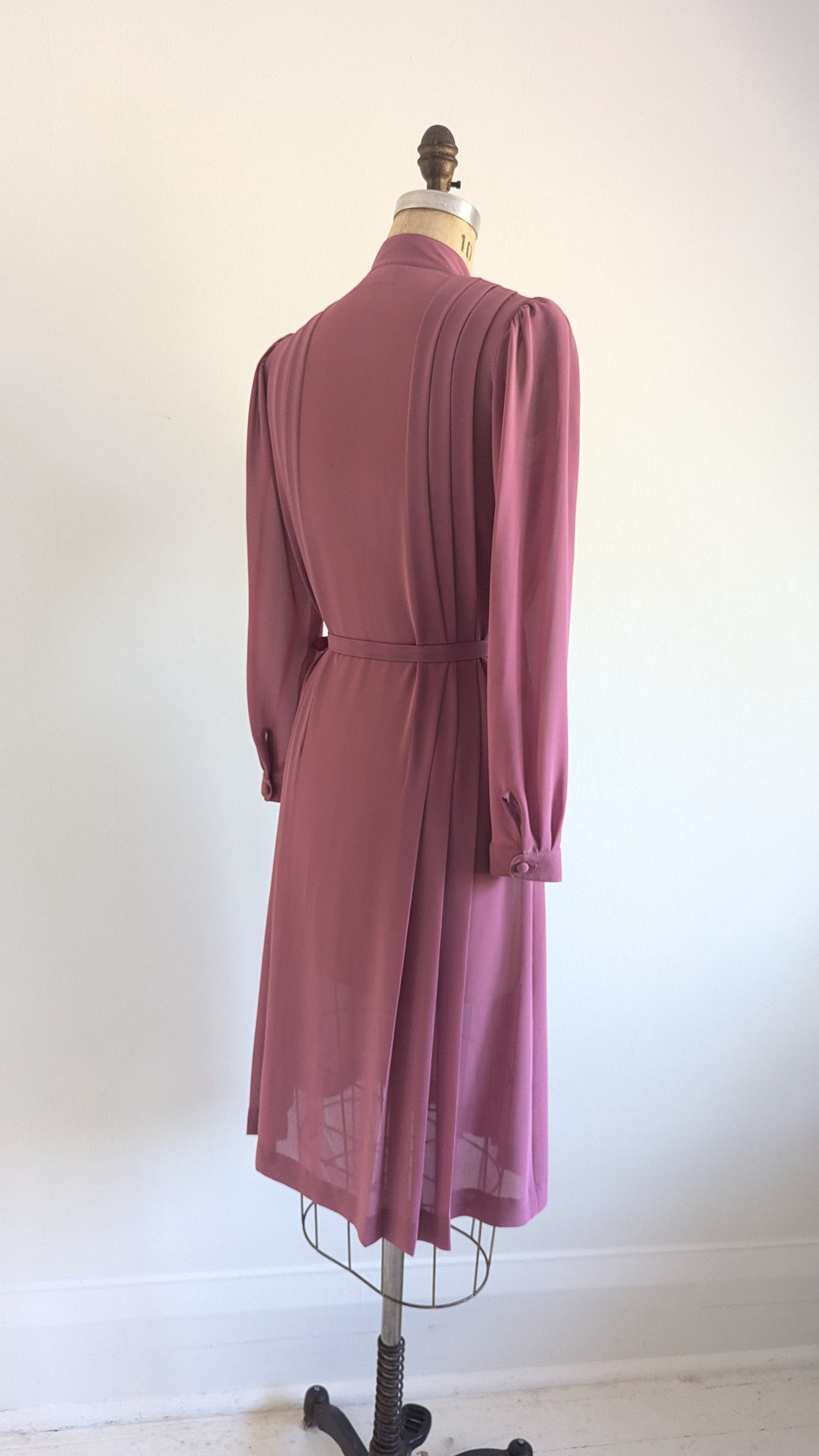 Vintage Sheer 1980s Dress Size S #VIN17