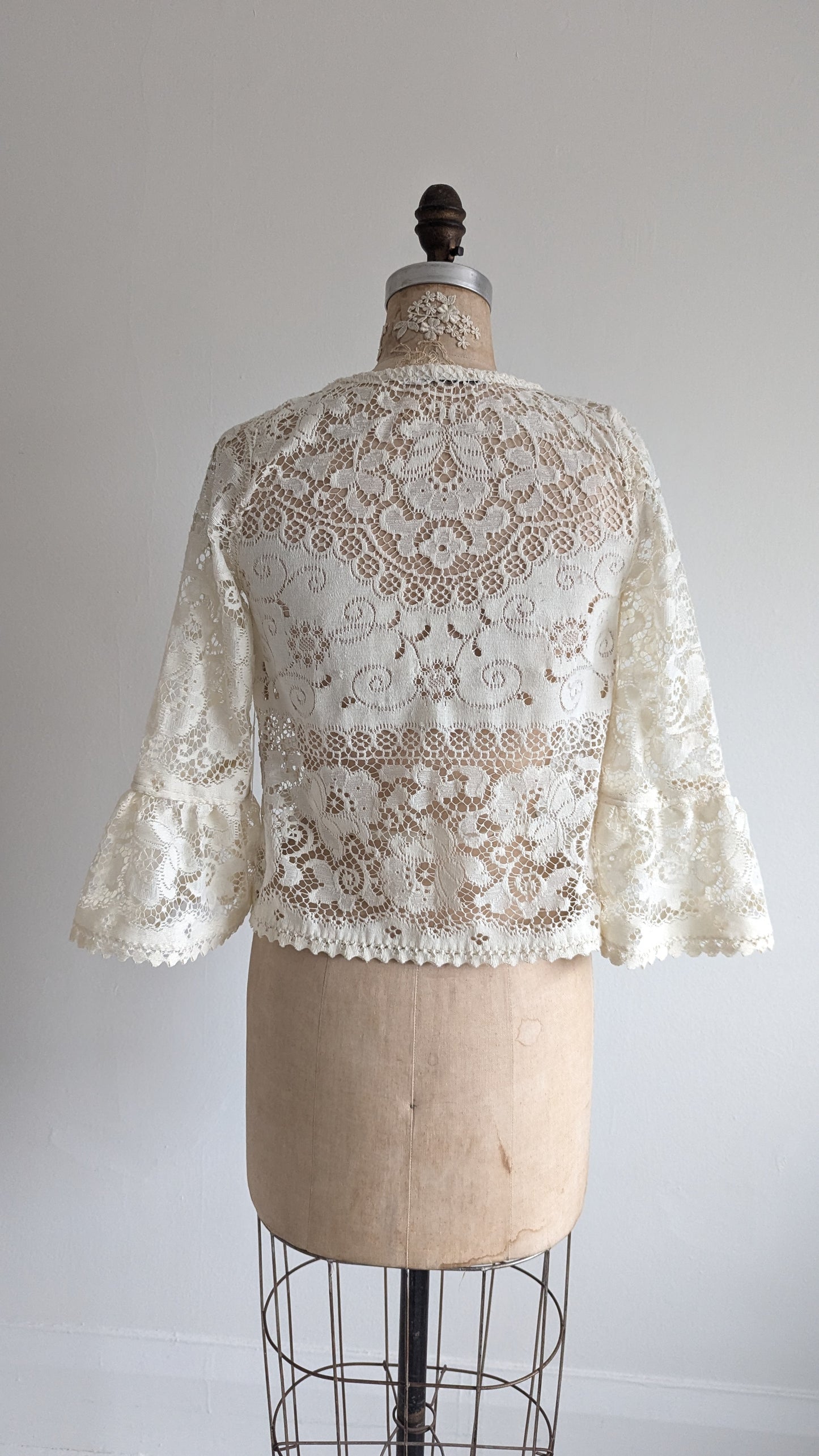 Chloe Top with Vintage Lace Size XS #CHL3