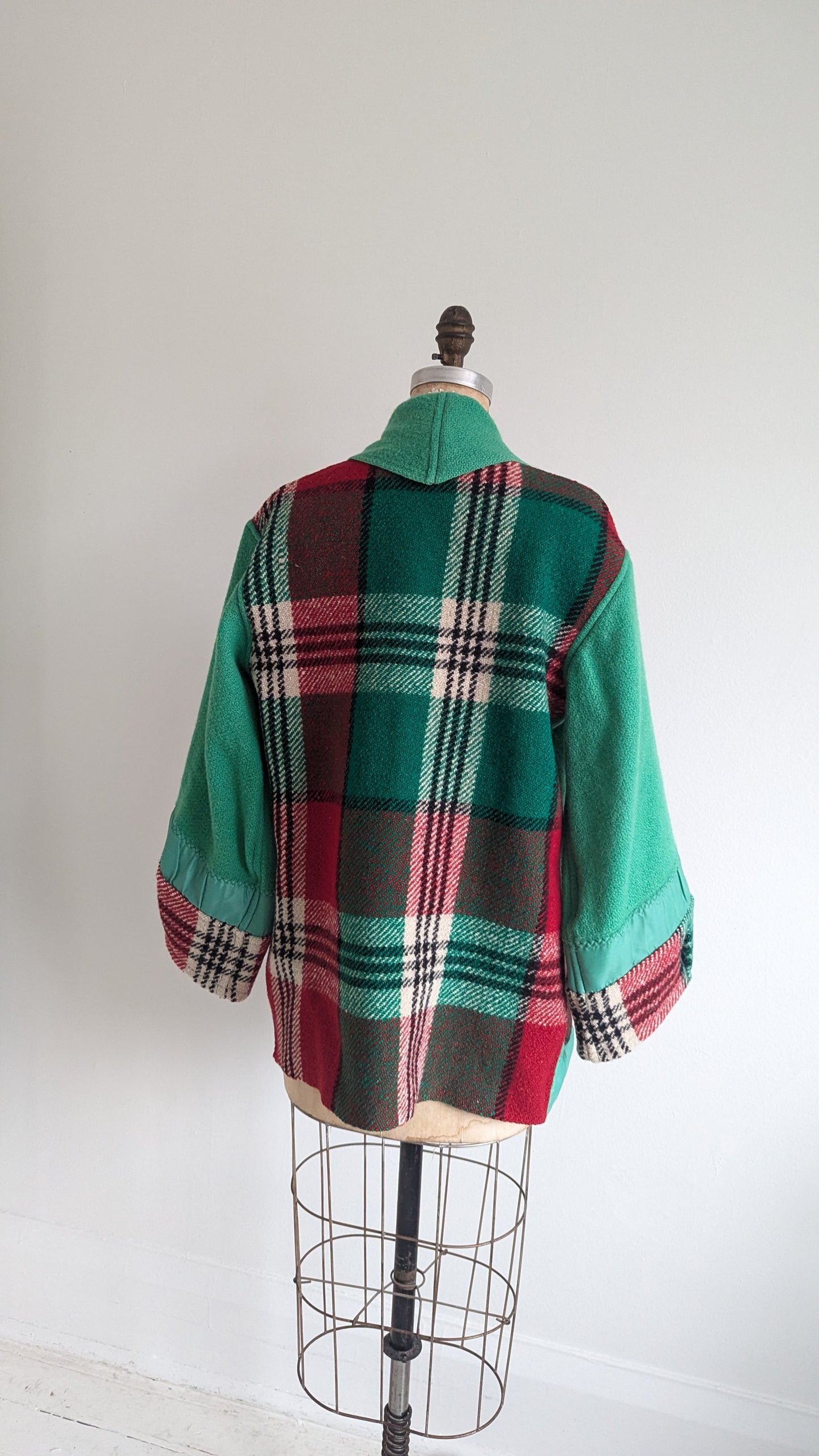 Vivianne Jacket with Upcycled Vintage Wool Size XS/S #VIVW23